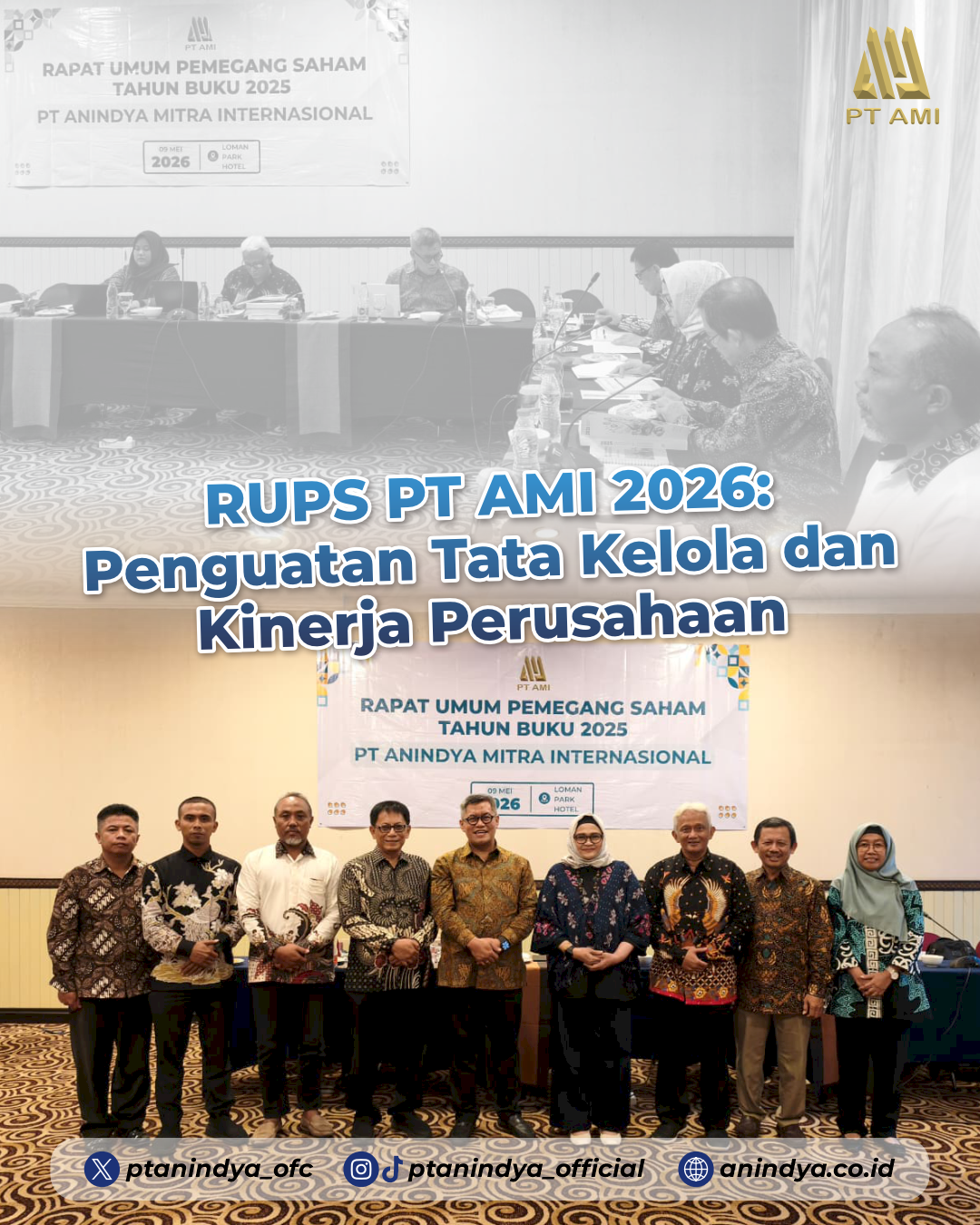 PT AMI Gelar RUPS Tahun Buku 2025, Perkuat Tata Kelola dan Strategi Pertumbuhan Berkelanjutan